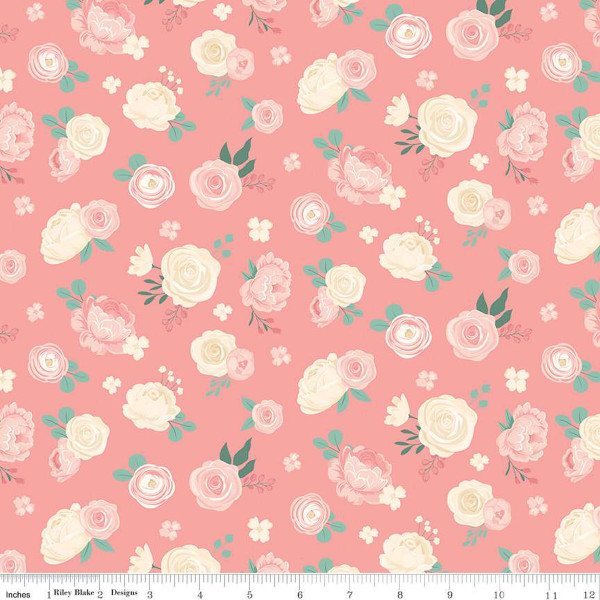 At First Sight Floral Coral