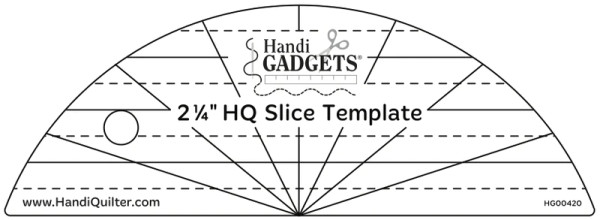 HQ Slice Ruler Template 2 1/4"