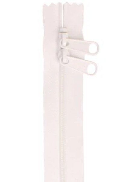 Handbag Zipper 30in White