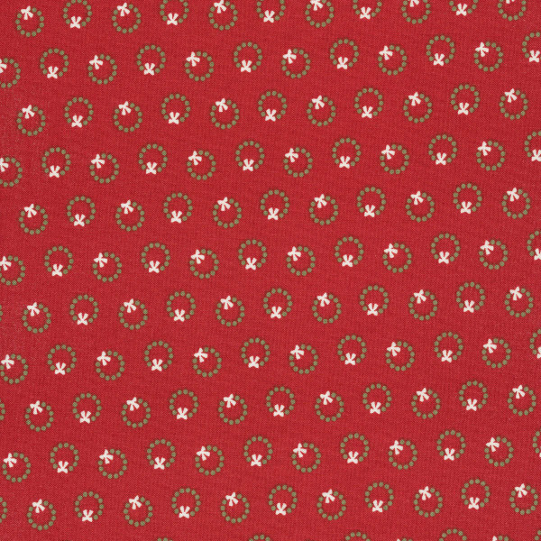 Christmas Eve Cranberry  Wreath Red