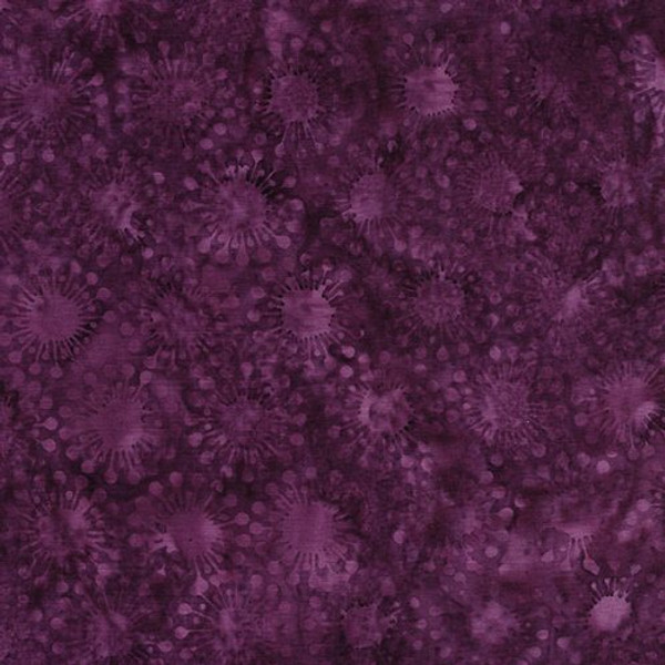 Batik Circle Dots Purple