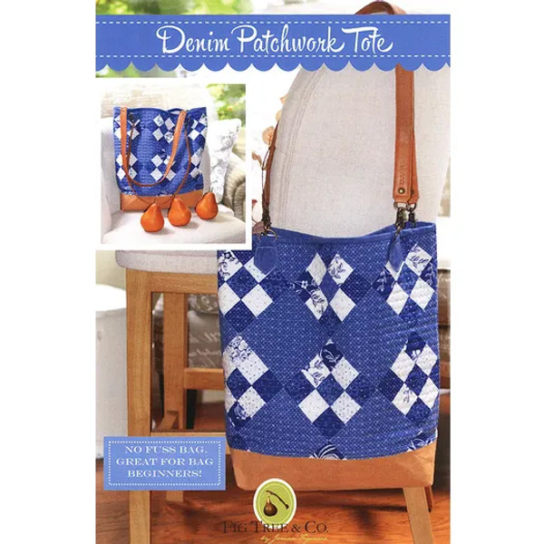 Denim Patchwork Tote Pattern