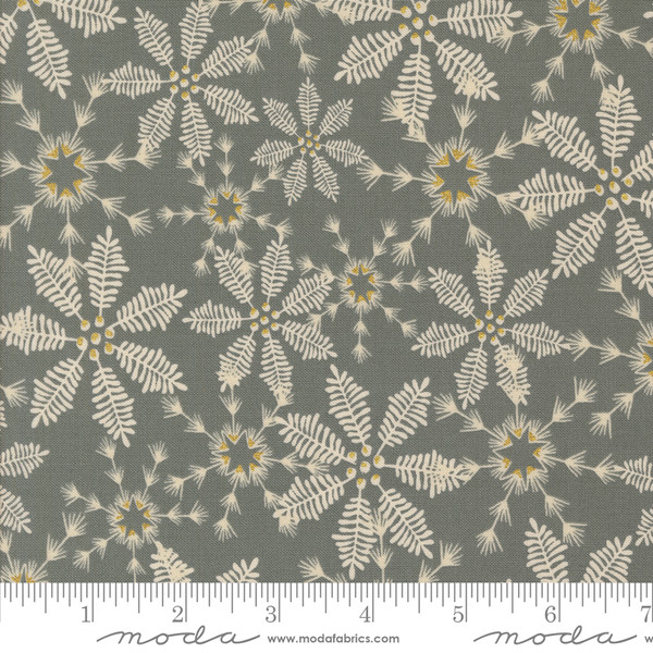 Old World Yuletide Lace Snowflakes Fog