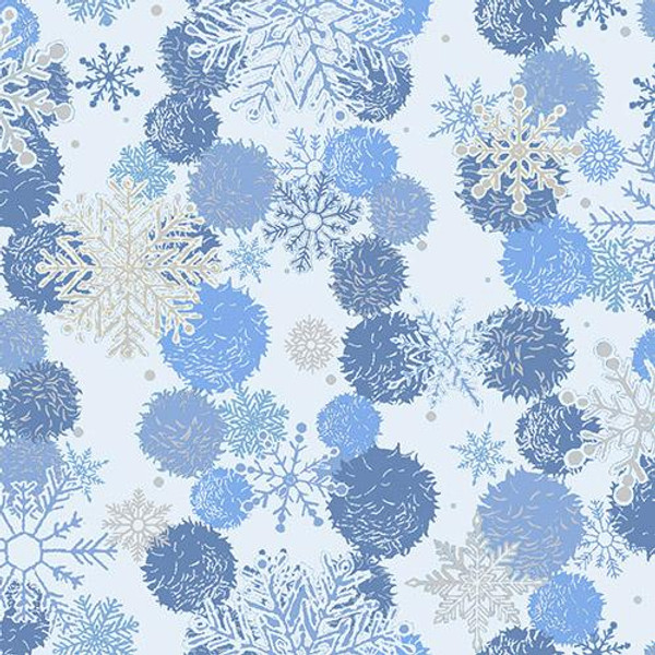 Blue Holiday Snowflake