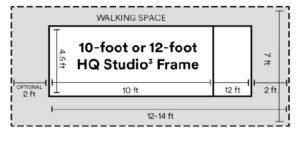 Machine Footprint and Walking Area