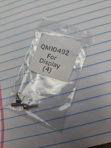 FOR DISPLAY SCREWS- Screw 4-40 x 3/8PHP Hi Profile