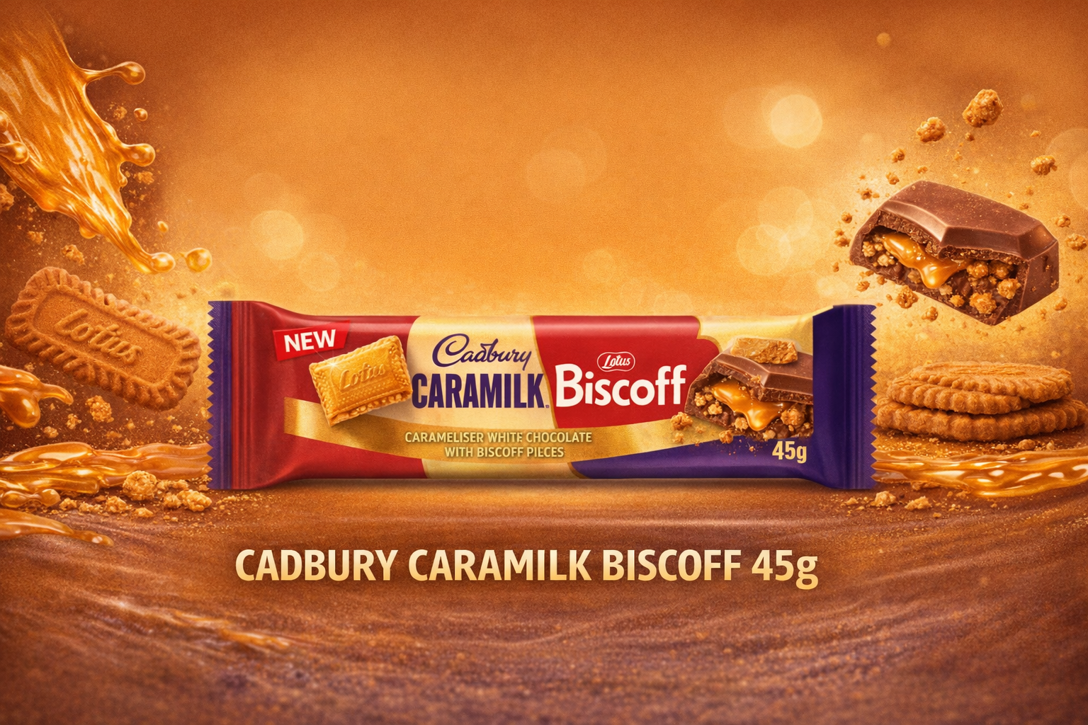 cadbury caramilk biscoff