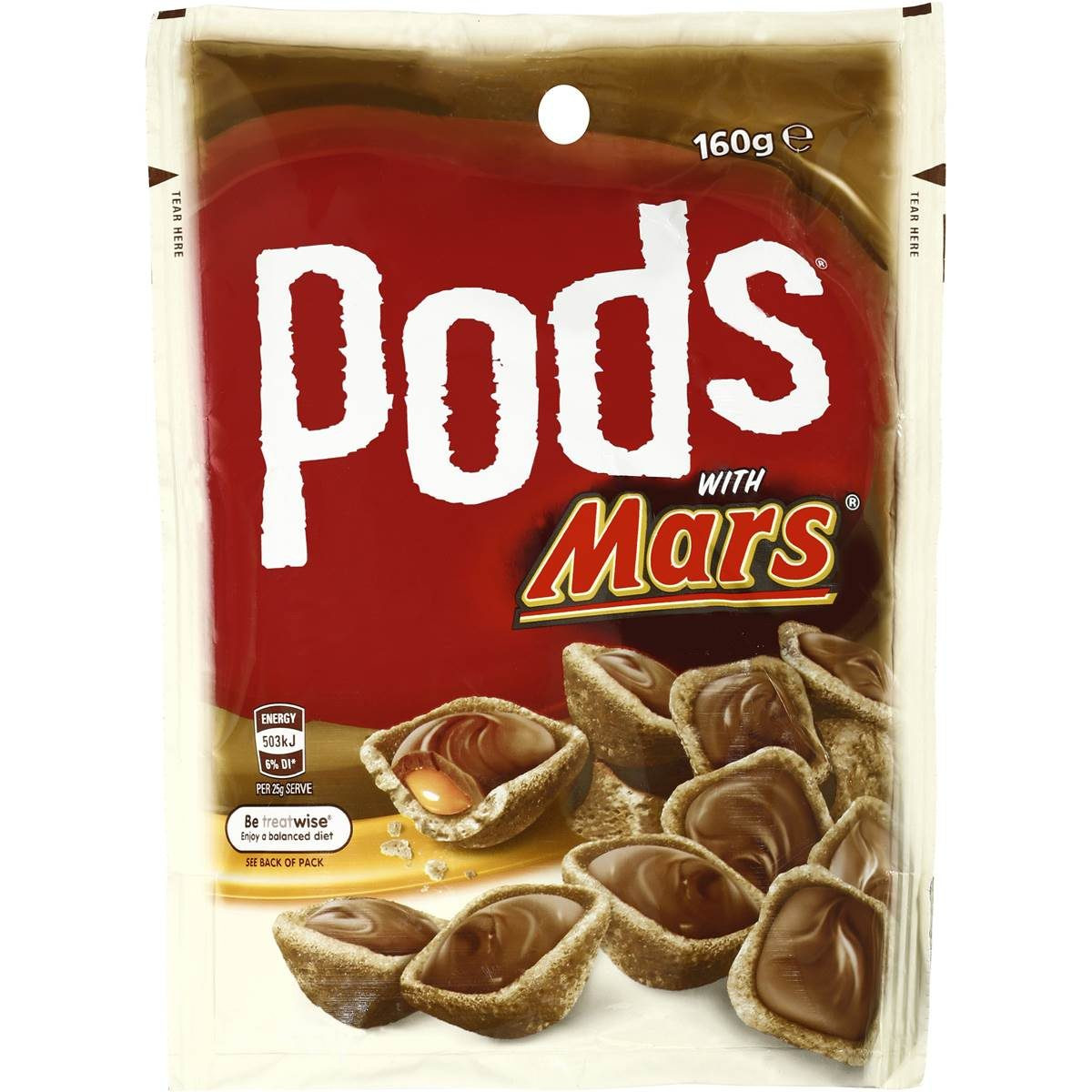 Mars Pods 160g bag Confectionery World