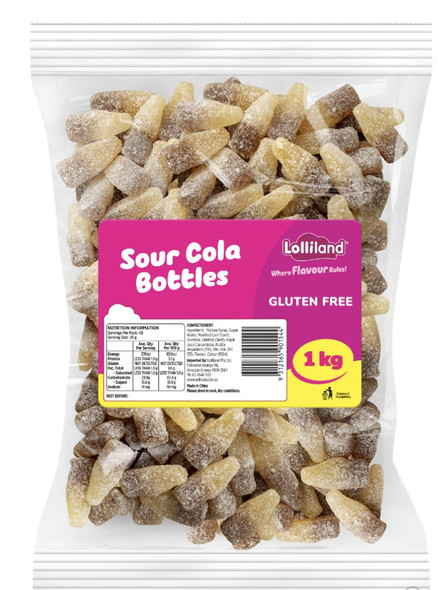 sour cola bottle lolliland 1kg