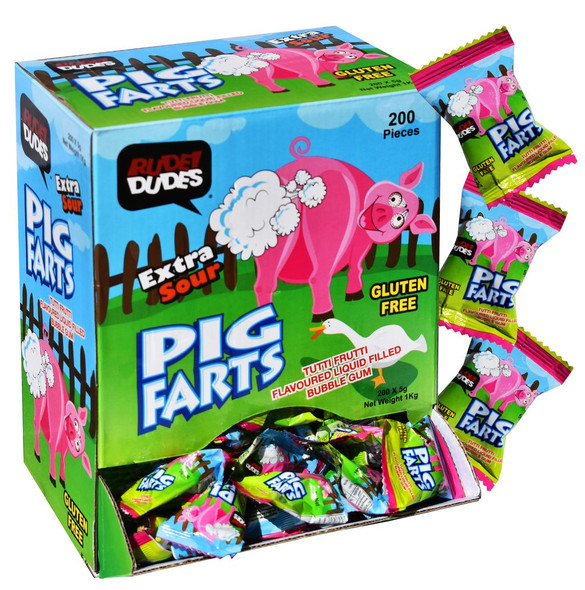 pig farts box