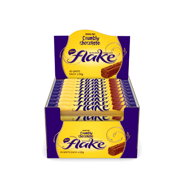 flake 45 x 30g cadbury