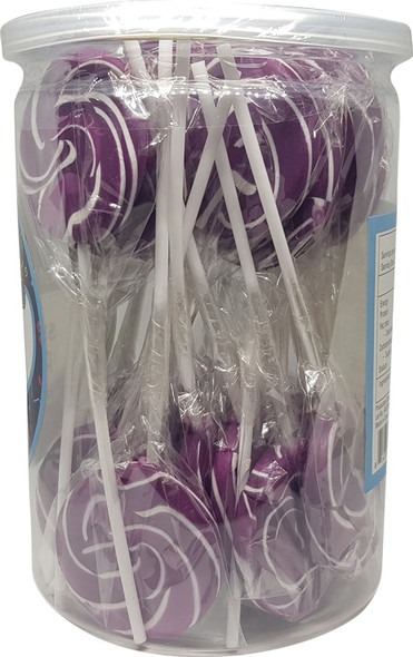 swirl lollipop purple