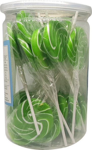 swirl lollipop green