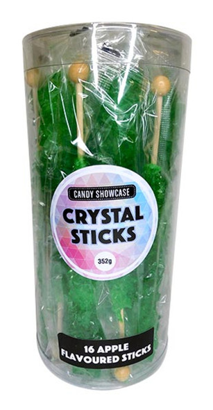 crystal sticks apple green 16