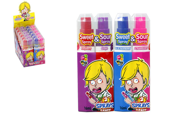 sweet or sour candy spray fun frenzy