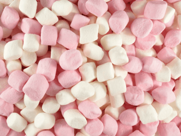 marshmallow mini pink white loose