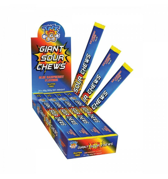 Giant Sour Chew Blue Raspberry Giant Sour Chew Blue Raspberry