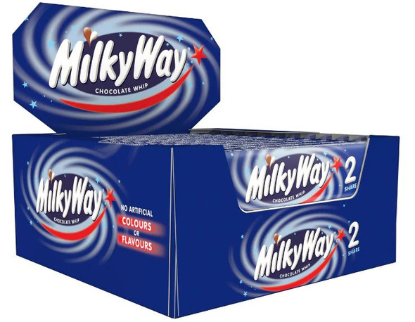 MilkyWay Milk Chocolates, 14 pieces of 48g