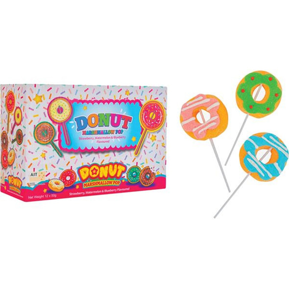 Donut Marshmallow Pops