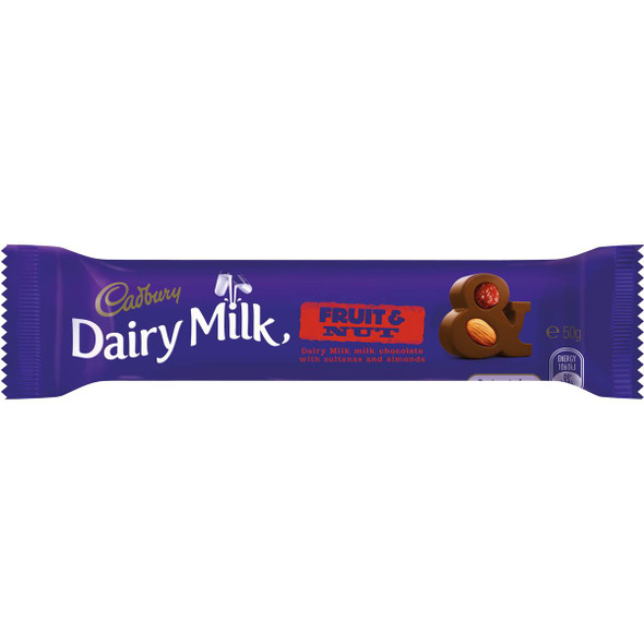 Cadbury Fruit & Nut 50g bar