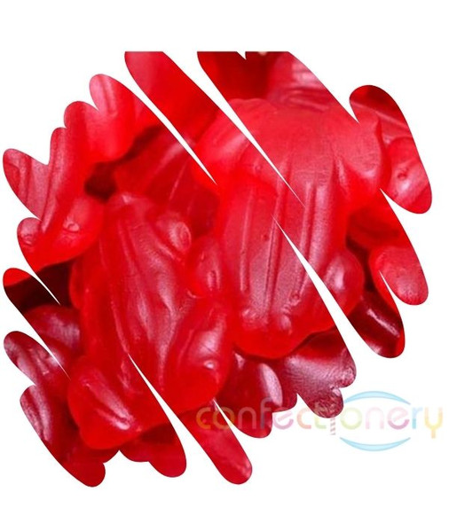 loose 1.3kg bag of allens red frogs alive