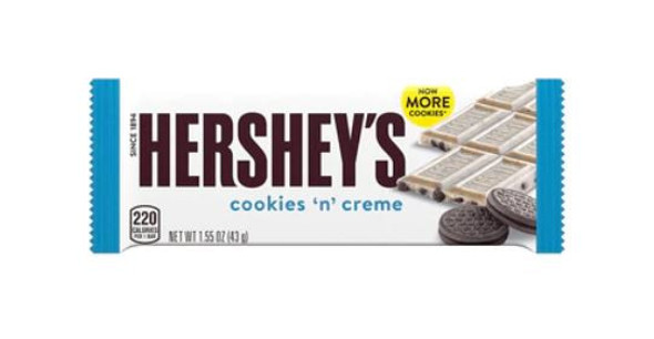 hersheys cookies creme single