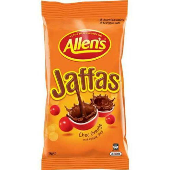 allens jaffas 1kg chocolate