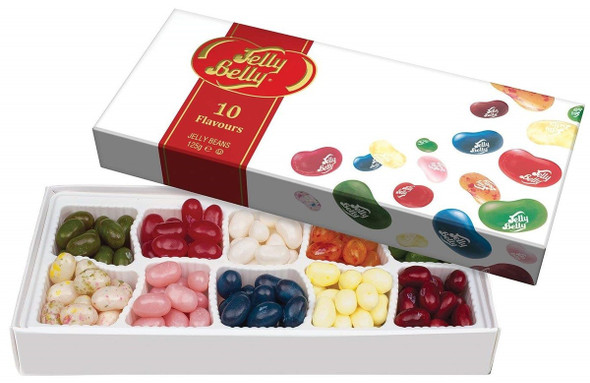 Jelly Belly 10 assorted flavours 125g BOX