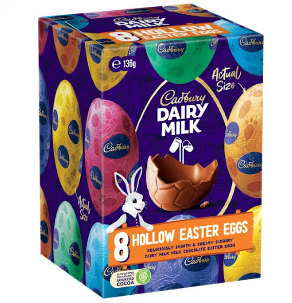 8 hollow easter eggs
