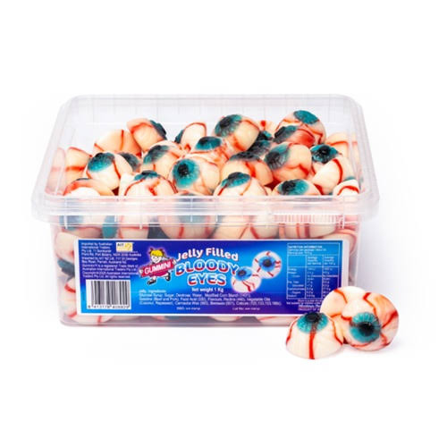 Gummini jelly filled bloody eyes