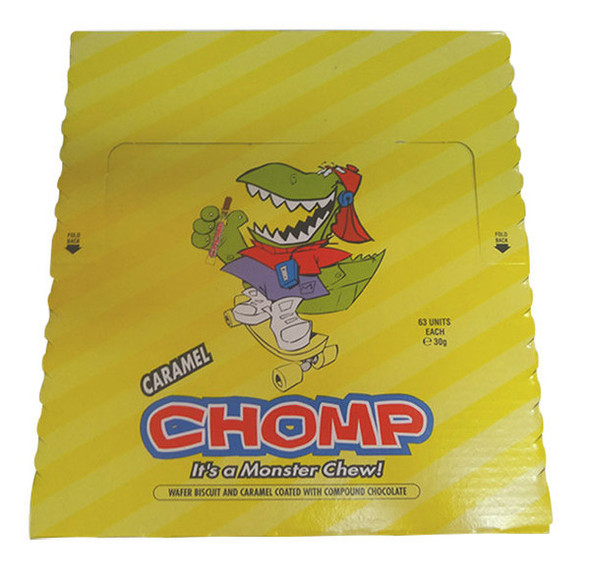 cadbury chomp caramel chocolate 