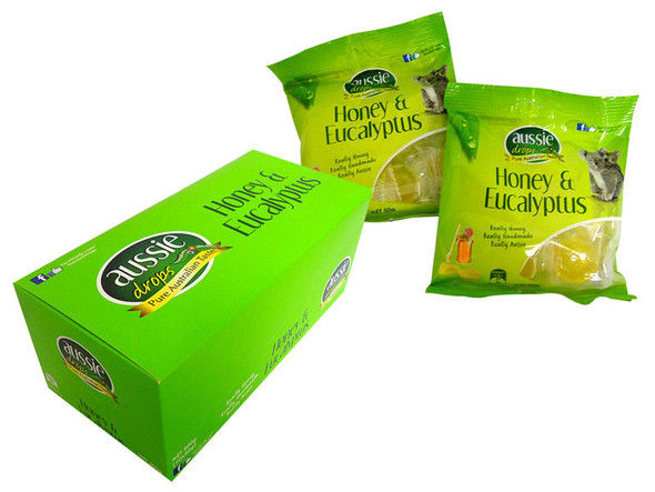 aussie honey eucalyptus drops 10 x 50g aussie honey eucalyptus drops 10 x 50g