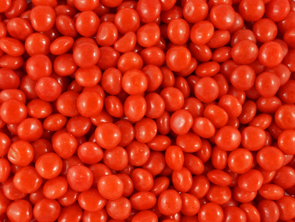 red candy chews