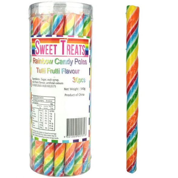 rainbow candy poles bbs sweet treats