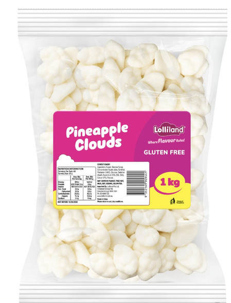 white pineapple cloud lolliland