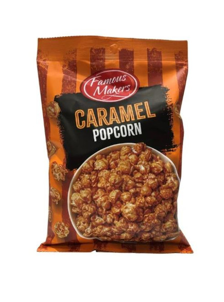caramel popcorn famous makers 125g