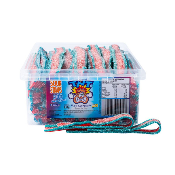 AIT TNT Blue Raspberry sour straps