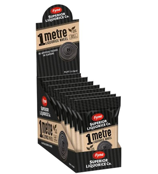 Fyna 8 x 1m black licorice Confectionery World