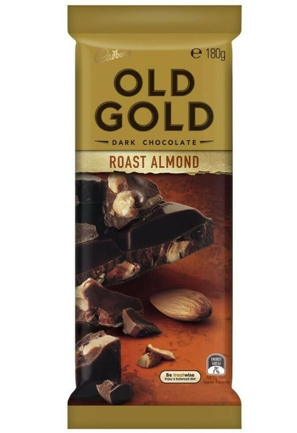 cadbury block old gold roast almond