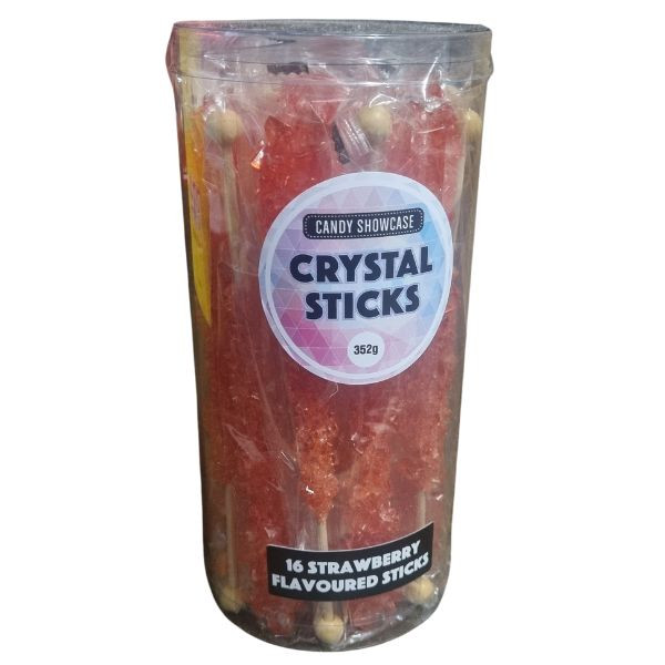 crystal sticks strawberry red