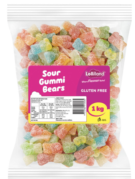 gummi sour bears lolliland