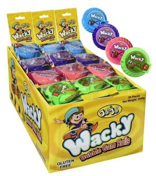 Wacky Bubble Gum Rolls