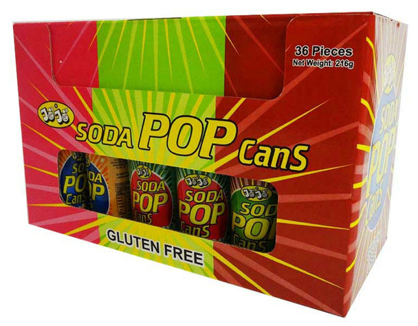 Soda Pop cans  36 pieces Jojo's.