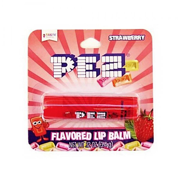 lip balm pez strawberry