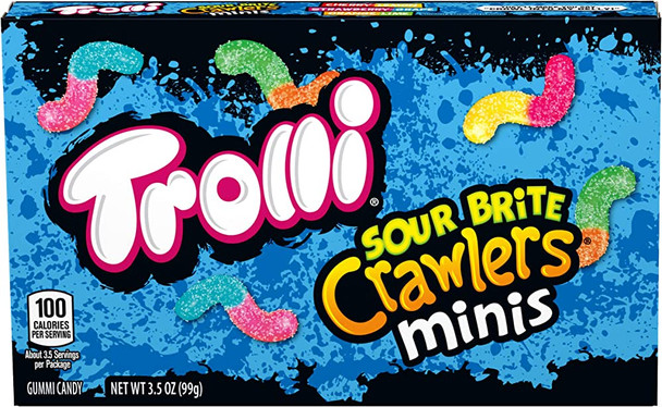 Trolli Sour Brite Crawlers Minis Theatre Box 99g