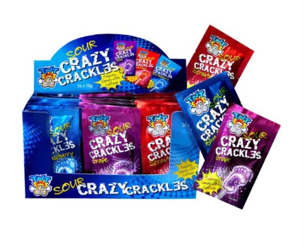 crazy crackles opened box