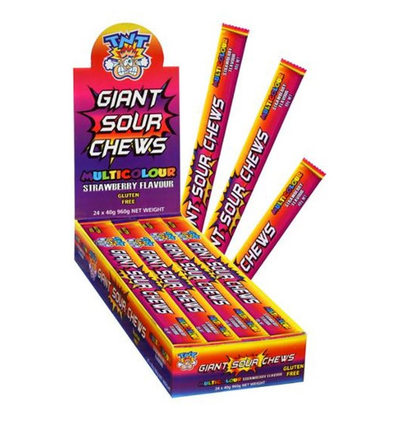 Giant Sour Chews Multicolour