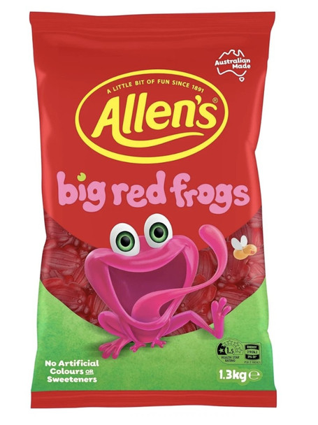 allens red frogs 1.3kg