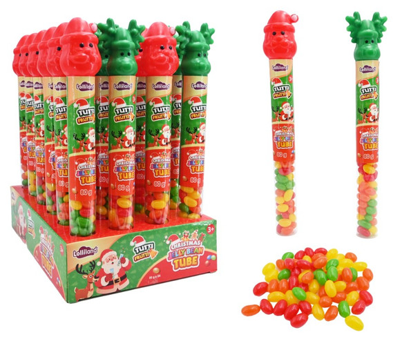 Christmas Jelly Bean Tubes