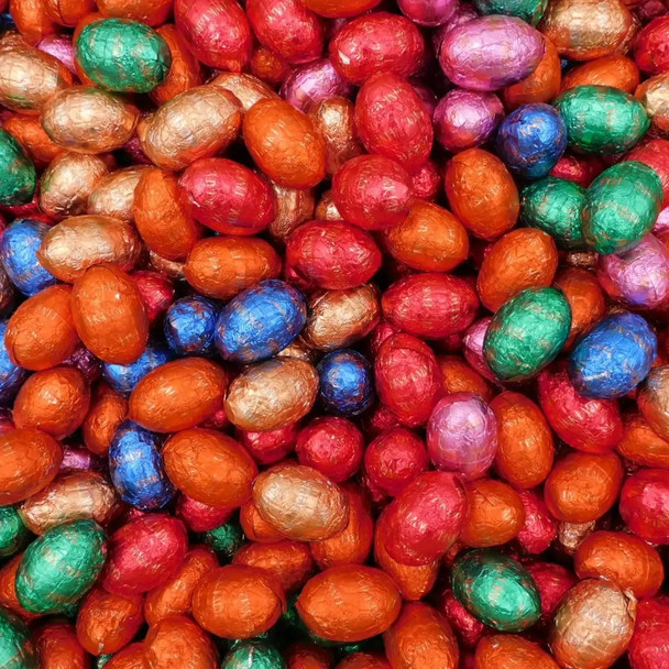 Assorted solid Pink Lady mini easter eggs